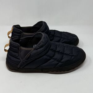 LL Bean Mountain Classic Quilted Ankle Boots II Mens 12 M Black Mesh Comfort